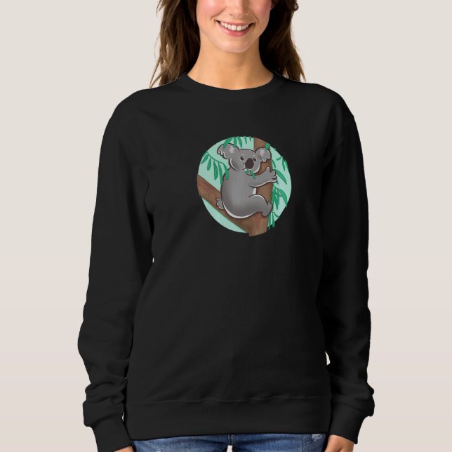 Cute Koala Bear For Koala Sweatshirt (Front)