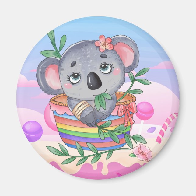 Cute Koala Bear Magnet (Front)