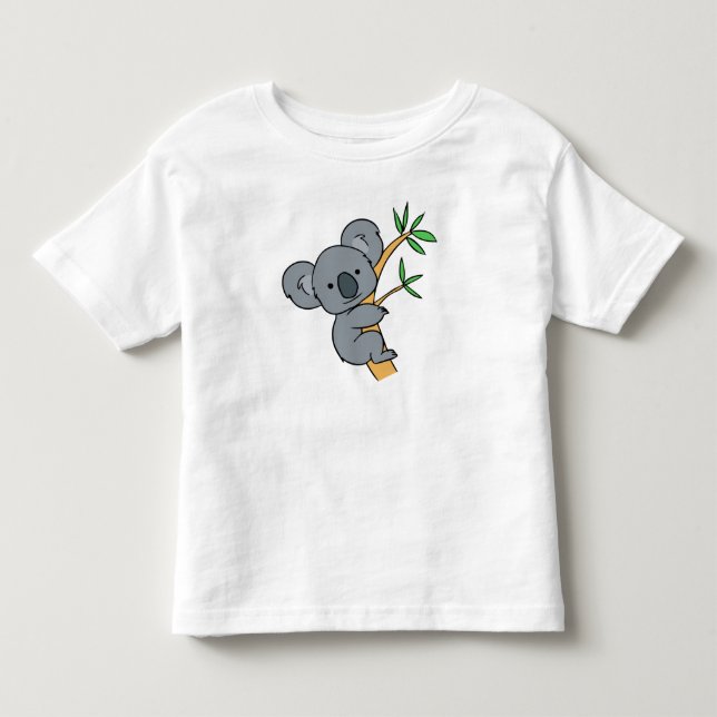 Cute Koala Bear Toddler T-Shirt (Front)