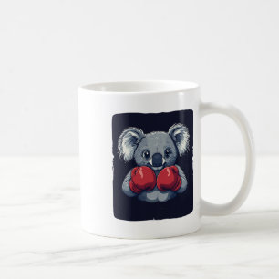 Cute Koala Bear With Serious Boxing Skills For Man Coffee Mug