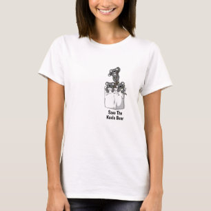 Cute Koala Bears In pocket T-Shirt