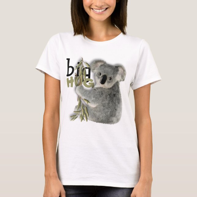 Cute Koala Big Hug T-Shirt (Front)