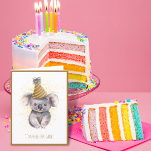 Cute Koala Birthday Card