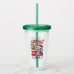 Cute Koala Chirstmas Personalised Name Acrylic Tumbler<br><div class="desc">Cute Koala Chirstmas Personalised Name Holiday Can Coolers features a cute Koala wearing a Santa hat and scarf with a Santa sack. Perfect for Christmas gifts,  Christmas parties and holiday celebrations,  birthdays and more. Created by Evco Studio www.zazzle.com/store/evcostudio</div>