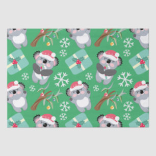 Cute Koala Christmas Tissue Paper