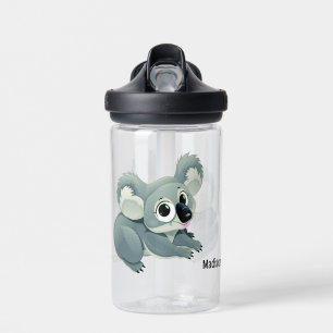 Cute Koala custom name Water Bottle