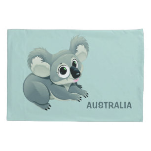 Cute Koala custom text pillowcases