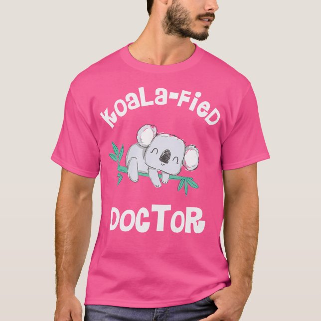 Cute Koala Doctor Shirt Med Student Graduation Gif (Front)