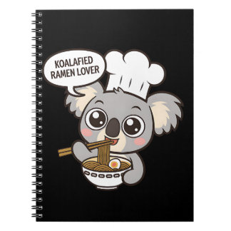 Cute Koala enjoying Ramen Notebook