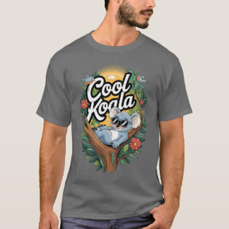 Cute Koala for a Animal lover animal protector vin T-Shirt