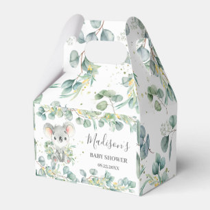 Cute Koala Greenery Baby Shower Thank You  Favour Box