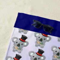Cute Koala in a Black Top Hat