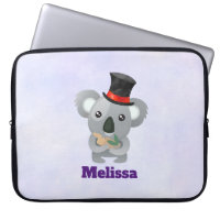 Cute Koala in a Black Top Hat