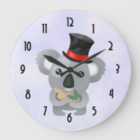 Cute Koala in a Black Top Hat
