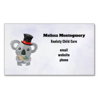 Cute Koala in a Black Top Hat
