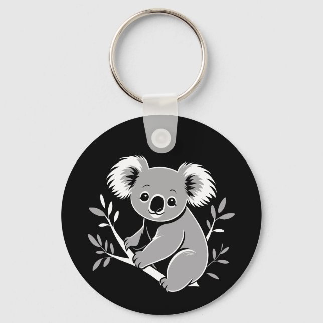 Cute Koala Key Ring (Front)