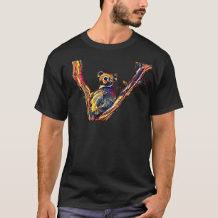 Cute Koala Oil Paint Australian Marsupial Koala Be T-Shirt