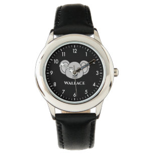 Cute Koala Personalised Custom Name Unique Boy Watch