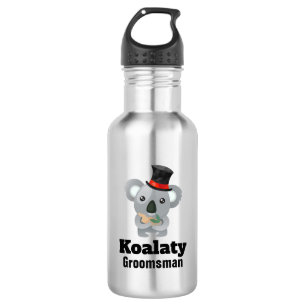 Cute Koala Pun Koalaty Groomsman 532 Ml Water Bottle