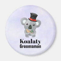 Cute Koala Pun Koalaty Groomsman