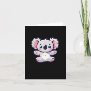 Cute Koala Sticker Card