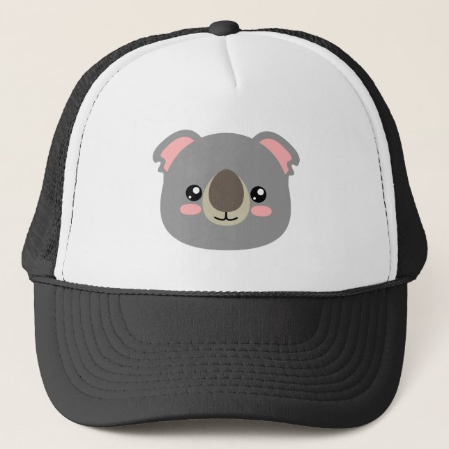 Cute Koala Trucker Hat (Front)
