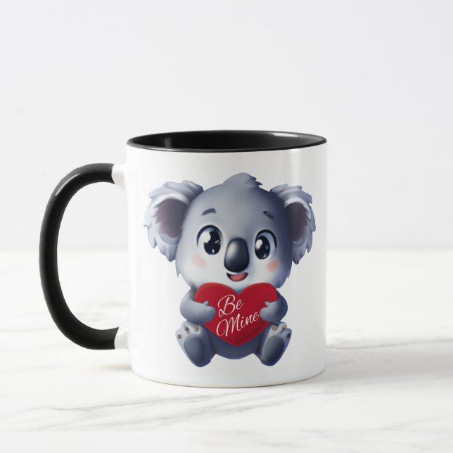 Cute Koala Valentine's Mug (Left)
