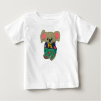 Cute koala with human clothes drawing