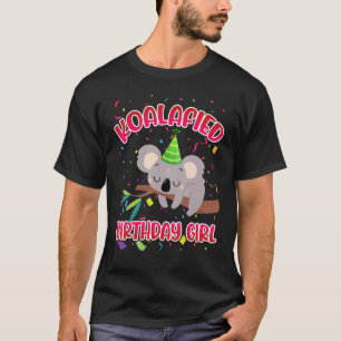 Cute Koalafied Birthday Girls Koala Bear Kids 1 T-Shirt