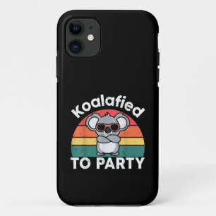 Cute Koalafied Party Funny Koala design gift Case-Mate iPhone Case