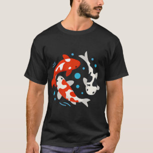Cute Koi Fish Illustration T-Shirt