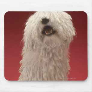 Cute Komondor Dog Mouse Pad