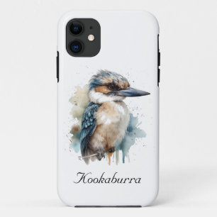 Cute Kookaburra on a Branch , custom Case-Mate iPhone Case