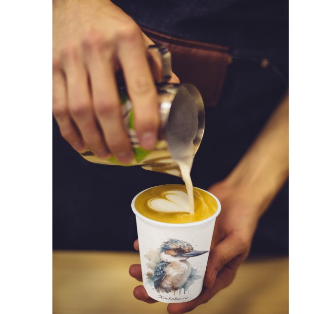 Cute Kookaburra on a Branch , custom Paper Cups (Creator Uploaded)