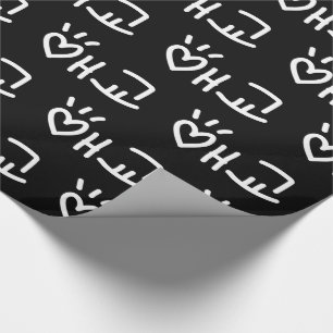 Cute Korean 애교 Aegyo   Hangul Language Wrapping Pa Paper