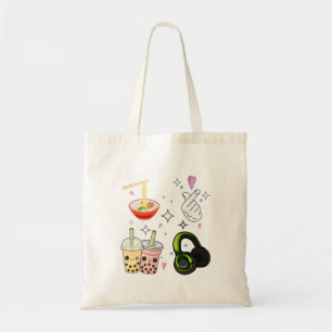 Cute Korean Drama   KDrama Anime Gift Idea   Tote Bag