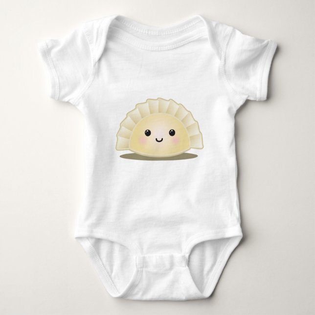 Cute Korean Mandu Baby Bodysuit (Front)
