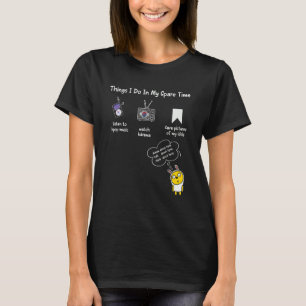 Cute Kpop Things I Do In My Spare Time Kpop Kdaram T-Shirt