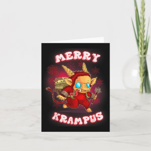 Cute Krampus Pajamas Kids Mens Womens Christmas  Card