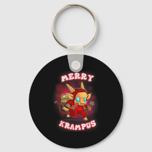 Cute Krampus Pajamas Kids Mens Womens Christmas  Key Ring