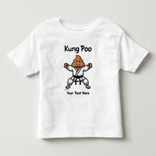 Cute Kung Poo Karate Toddler T-Shirt
