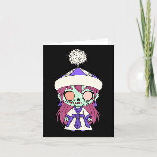 Cute Kyrgyz Zombie Note Card