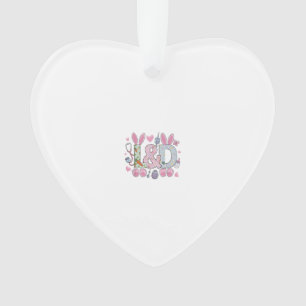 Cute L&D Labour and Delivery Nurse Easter Bunny Eg Ornament