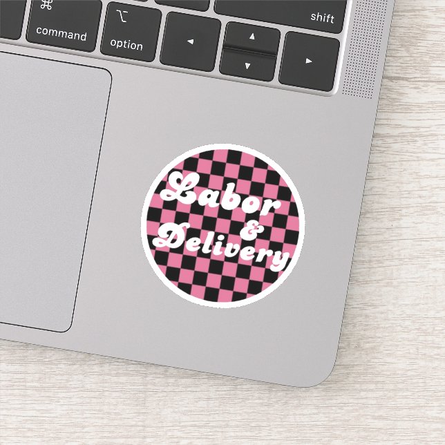 Cute Labour and Delivery Nurse pack Sticker (Detail)