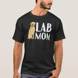 Cute Labrador Art For Women Mum Labrador Retriever T-Shirt