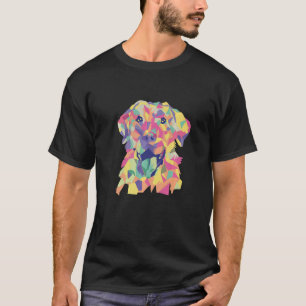 Cute Labrador Dog for Dogs Dog Colourful Pop Styl T-Shirt