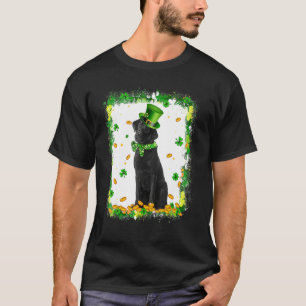 Cute Labrador Dog St Patricks Day Irish Shamrock B T-Shirt