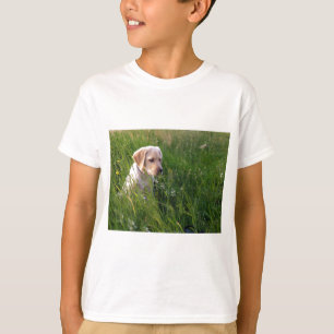 Cute Labrador Puppy in Grass T-Shirt