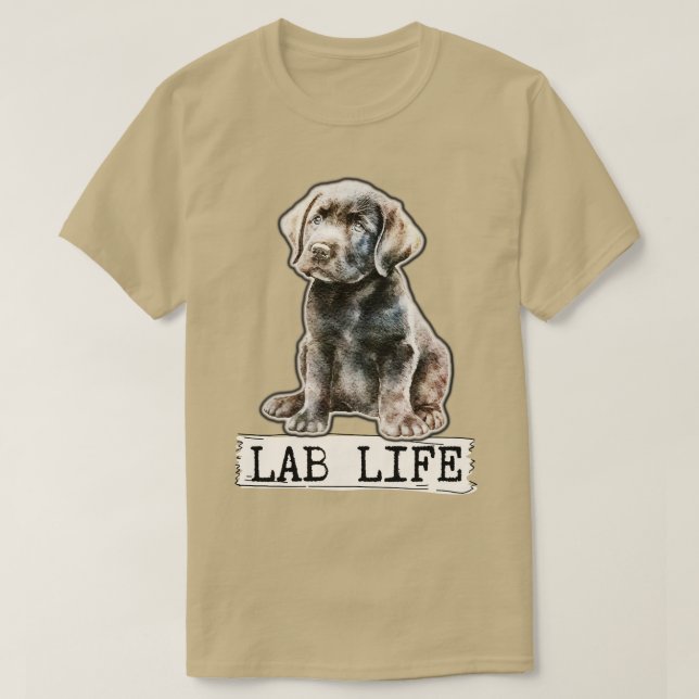 cute labrador puppy T-Shirt (Design Front)