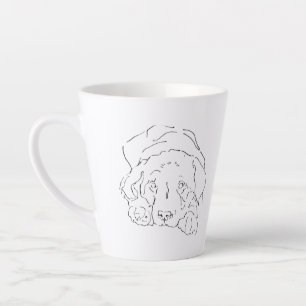 Cute Labrador Retriever Coffee Mug, Dog Mom  Latte Mug